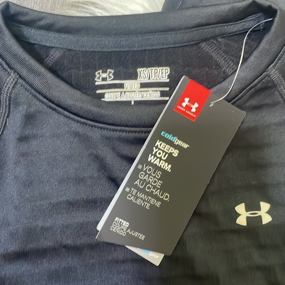 2 Under Armour Women's ColdGear® Base 4.0 black Crew shirt XS - Picture 7 of 14